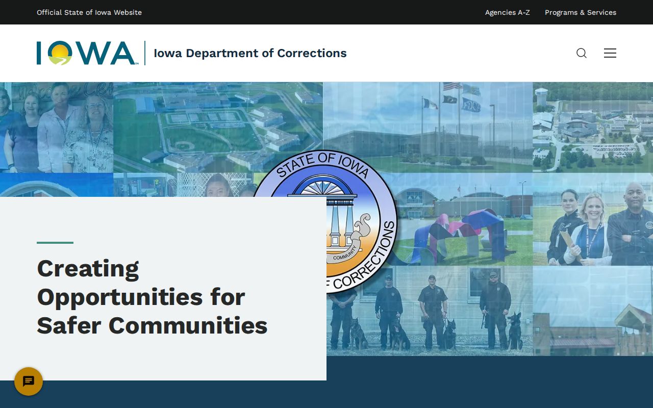 Hamilton County criminal custody records through Iowa Department of Corrections