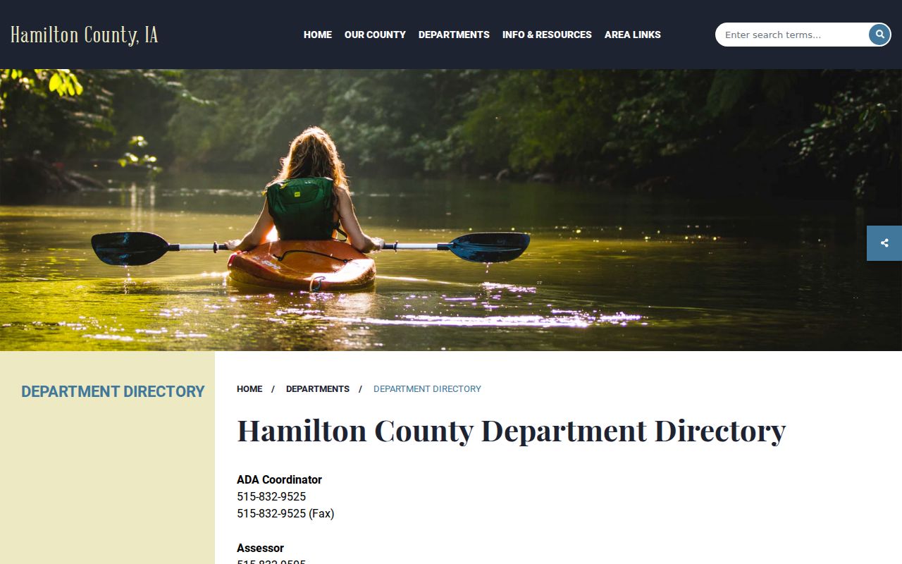 Hamilton County criminal court records phone and fax directory