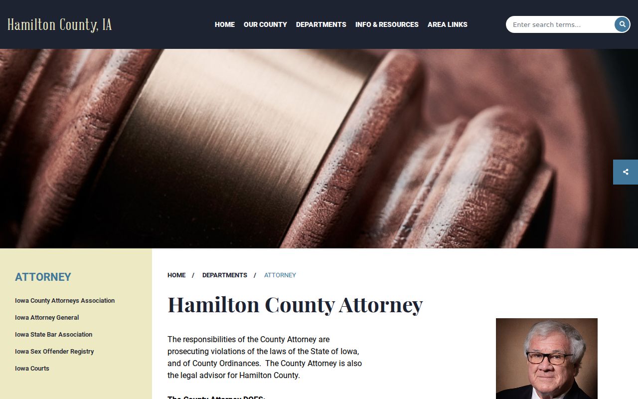 Hamilton County Attorney role in the flow of Jewell criminal records