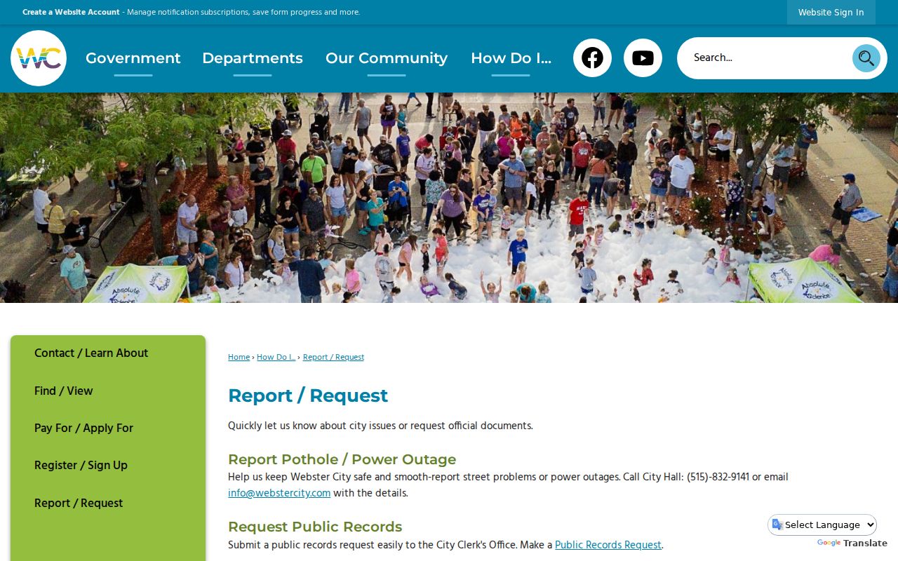 Official police report request example relevant to Jewell criminal records